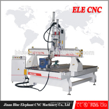 ELE 1325 Multi-head Wood Engraving Machine manufacturer price / china wood cnc router